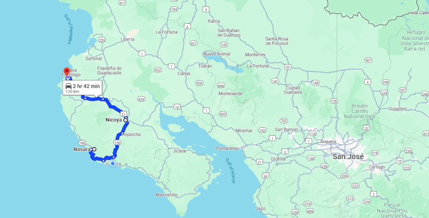 Nosara To/From Conchal
