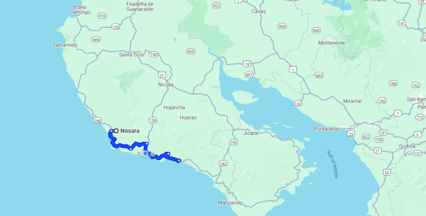 Nosara To/From Punta Islita
