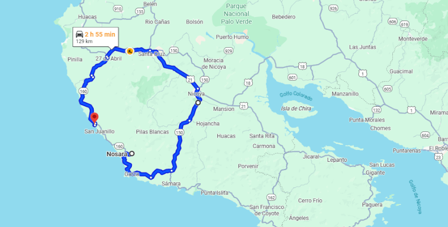 Nosara To/From Playa Azul